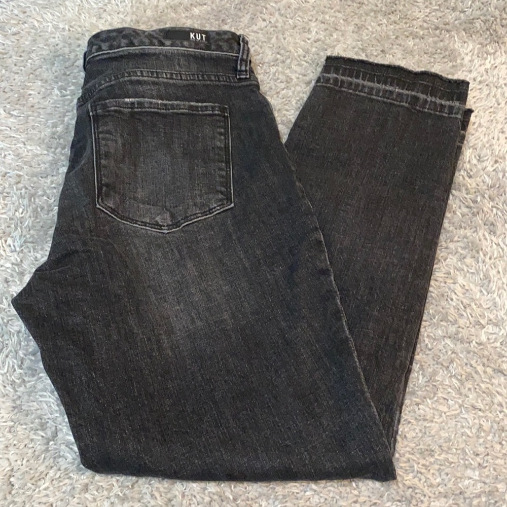 💜Kut from the Kloth Reese High Rise Fab Ab ankle straight leg